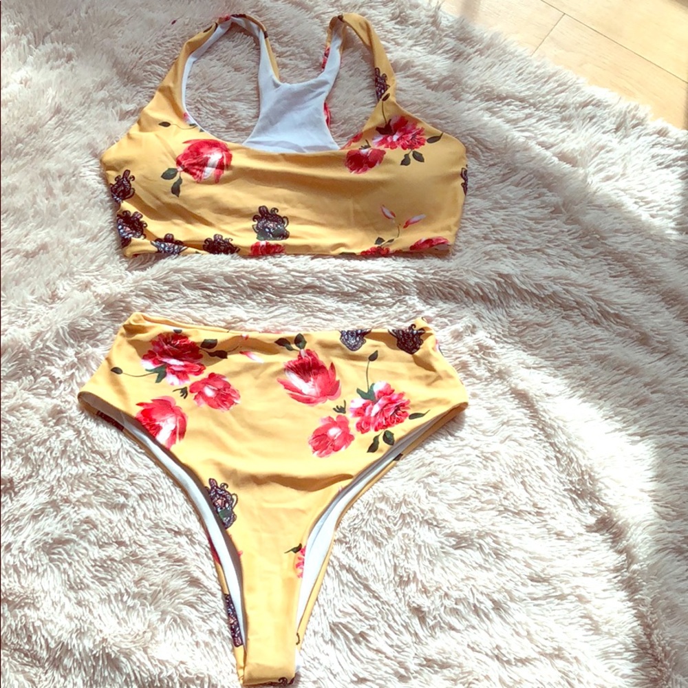 High waisted boutique bikini